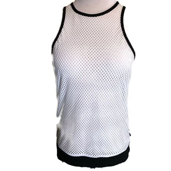 Fabletics Caymen Open Weave Mesh Tank Top Sz S - Picture 4 of 7
